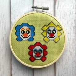 Carnival Clowns Counted Cross Stitch Kit 12 Carnival Clowns Counted Cross Stitch Kit -Michaels Stores 4327469613503 2