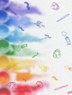 Designer Printed AIDA Canvas 14ct