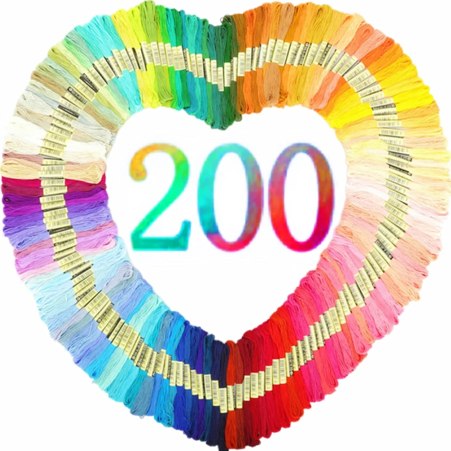 Embroidery Thread | Rainbow Themed Floss 7 Embroidery Thread | Rainbow Themed Floss - Image 5