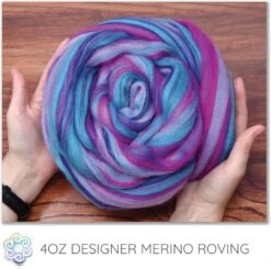 Colorful Designer Merino Wool Combed Top Roving For Spinning And Felting. Limited Edition. Alicorn Dream -Michaels Stores 44417195720656 2