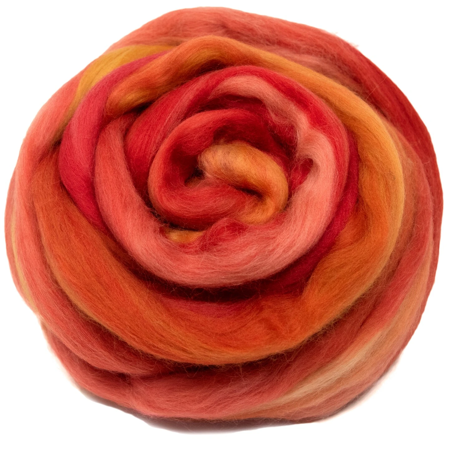 100% Superfine Merino Fiber: Top Notch. Soft Combed Top Roving Color Blend For Spinning, Felting, Weaving Tiger Lily 9 100% Superfine Merino Fiber: Top Notch. Soft Combed Top Roving Color Blend For Spinning, Felting, Weaving Tiger Lily - Image 7