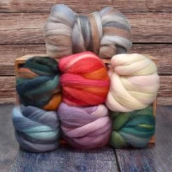 100% Superfine Merino Fiber: Top Notch. Soft Combed Top Roving Color Blend For Spinning, Felting, Weaving Tiger Lily 11 100% Superfine Merino Fiber: Top Notch. Soft Combed Top Roving Color Blend For Spinning, Felting, Weaving Tiger Lily -Michaels Stores 453926417013664 4