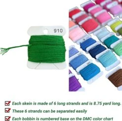8.75 Yards - Embroidery Floss,52 Rainbow Colors Hand Embroidery (Rainbow) 20 8.75 Yards - Embroidery Floss,52 Rainbow Colors Hand Embroidery (Rainbow) -Michaels Stores 454735245579952