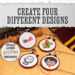 Paladone Harry Potter Stamped Cross Stitch, Embroidery Kit - Officially Licensed Wizarding World Merchandise, Easy Craft Activity For Movie Fans, Starter Kit For Needlework Beginners 37 Paladone Harry Potter Stamped Cross Stitch, Embroidery Kit - Officially Licensed Wizarding World Merchandise, Easy Craft Activity For Movie Fans, Starter Kit For Needlework Beginners -Michaels Stores 454869407799344 2