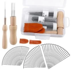 Mayboos 74 Pcs Needles Wool Felting Needles Tools Needle Felting Supplies Felting Tools Needle Felting Tool With 3 Sizes Felting Needles For Beginner Professional