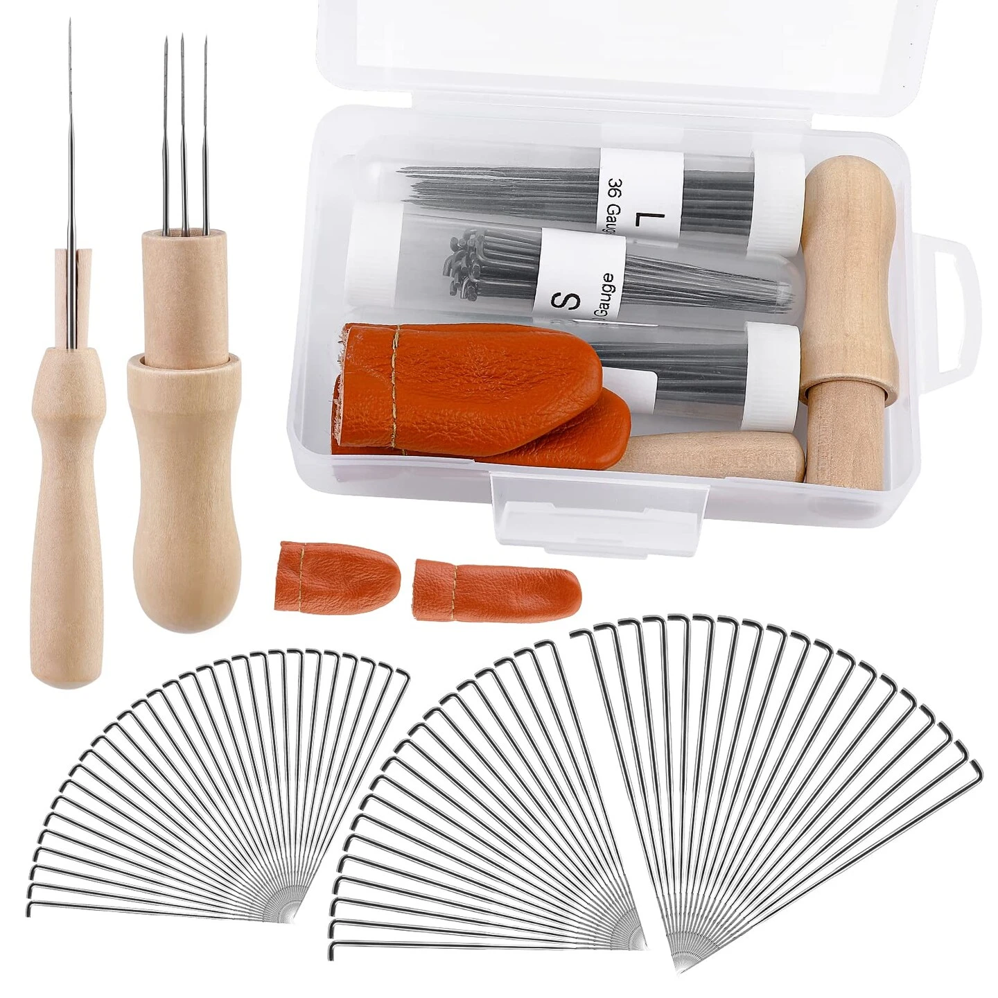 Mayboos 74 Pcs Needles Wool Felting Needles Tools Needle Felting Supplies Felting Tools Needle Felting Tool With 3 Sizes Felting Needles For Beginner Professional 3 Mayboos 74 Pcs Needles Wool Felting Needles Tools Needle Felting Supplies Felting Tools Needle Felting Tool With 3 Sizes Felting Needles For Beginner Professional