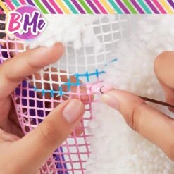 B Me DIY Unicorn Latch Hook Kit For Girls – Mini Rug Sewing Set With 15 Colorful Yarn Bundles, Color-Coded Canvas, DIY Grils Bedroom Décor Idea Perfect Birthday & Gift Age 6+ 30 B Me DIY Unicorn Latch Hook Kit For Girls – Mini Rug Sewing Set With 15 Colorful Yarn Bundles, Color-Coded Canvas, DIY Grils Bedroom Décor Idea Perfect Birthday & Gift Age 6+ -Michaels Stores 454871075821616 1