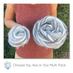 Hand Dyed Merino Wool Roving Blended With Tencel: Gorgeous Tonal Colorways For Easy Needle Felting, Hand Spinning Or Weaving. Choose 1oz Or 4oz -Michaels Stores 45895417098832