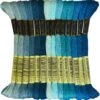 Blue Gradient Color Embroidery Floss - Cross Stitch Threads - Friendship Bracelets Floss - Crafts Floss - 14 Skeins Per Pack Embroidery Floss