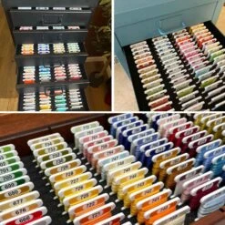 White 3mm Acrylic Embroidery Floss Bobbins(100Pcs/Set) -Michaels Stores 461132841076016 1