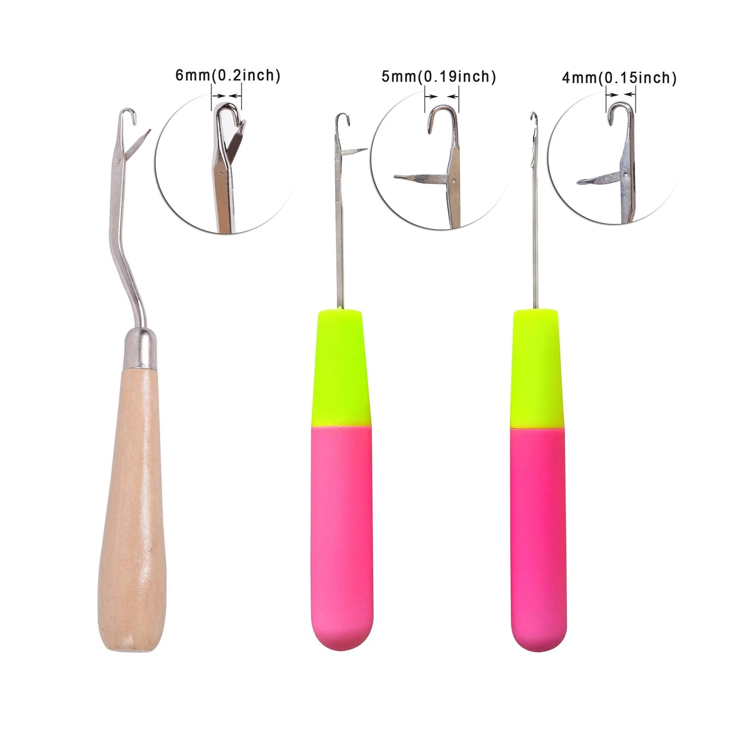 5 Pcs Different Sizes Latch Hook Set Latch Hook Crochet Needle Dreadlocks Crochet Hook Bent Latch Hook For Braid Hair And Carpet Crafts Making 14 5 Pcs Different Sizes Latch Hook Set Latch Hook Crochet Needle Dreadlocks Crochet Hook Bent Latch Hook For Braid Hair And Carpet Crafts Making - Image 12