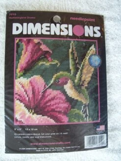 Dimensions Needlepoint Kit, Hummingbird Needlepoint, 5'' W X 5'' H, Various 36 Dimensions Needlepoint Kit, Hummingbird Needlepoint, 5'' W X 5'' H, Various -Michaels Stores 4611729246468741168 2