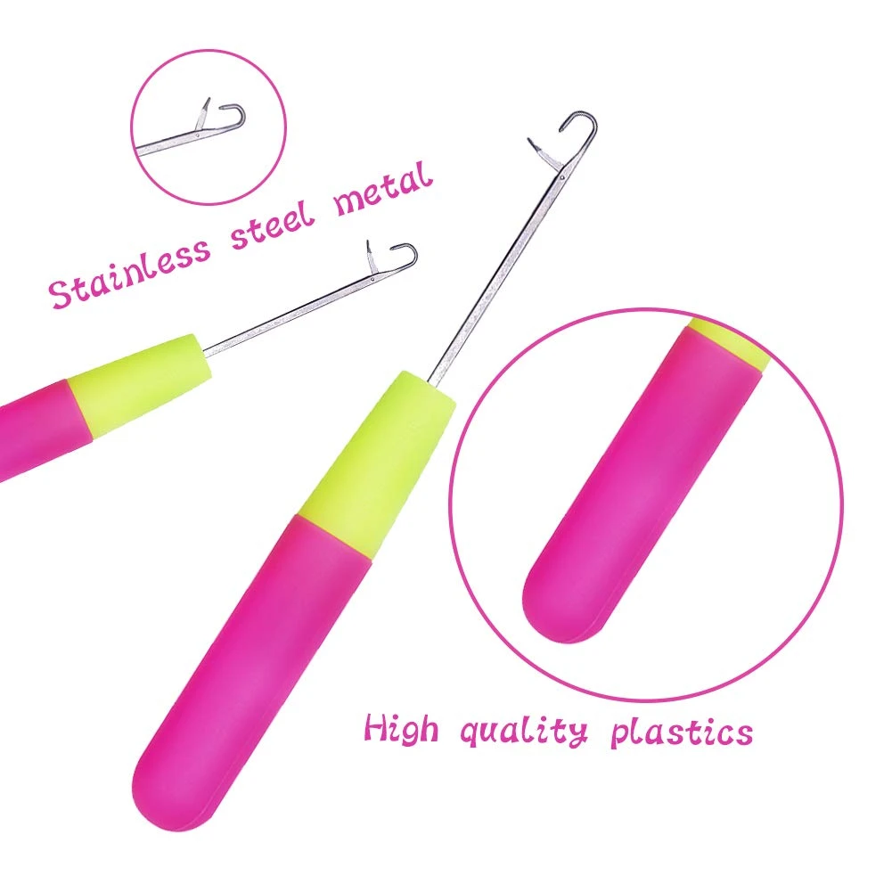 5 Pieces Different Size Latch Hook Set, Latch Hook Crochet Needle, Crochet Hook With Latch, Dreadlocks Crochet Hook Set, Latch Hook Crochet Needle, Bent Latch Hook For Carpet Making 7 5 Pieces Different Size Latch Hook Set, Latch Hook Crochet Needle, Crochet Hook With Latch, Dreadlocks Crochet Hook Set, Latch Hook Crochet Needle, Bent Latch Hook For Carpet Making - Image 5