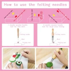 Complete Wool Felting Tool Kit,Needle Felting Supplies Needle Felting Kit With 90Pcs Needle Felting Needles,3Pcs Needle Bottles,2Pcs Needle Felting Pen,Needle Felting Tools For Beginner,Professional -Michaels Stores 4611785754574870576 2