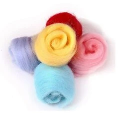 MOMODA BAODLON 50 Colors Fibre Wool Yarn Roving For Needle Felting Hand Spinning DIY Craft Materials 25 MOMODA BAODLON 50 Colors Fibre Wool Yarn Roving For Needle Felting Hand Spinning DIY Craft Materials -Michaels Stores 4611791493609592880