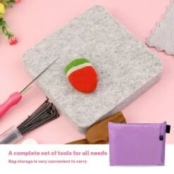 Needle Felting Kit,Needle Felting Pad,Needle Felting Tool With 6"x6"Needle Felting Mat,Felting Needles For Wool,Leather Finger Guards,Good For Any Felting 21 Needle Felting Kit,Needle Felting Pad,Needle Felting Tool With 6"x6"Needle Felting Mat,Felting Needles For Wool,Leather Finger Guards,Good For Any Felting -Michaels Stores 4611837619257759792