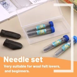 80PCS Needle Felting Needles, 4 Sizes Wool Felting Needles, Needle Felting Tools Supplies Kit With Felting Needles Fingercots Storage Box For DIY Wool Felting Crafts 37 80PCS Needle Felting Needles, 4 Sizes Wool Felting Needles, Needle Felting Tools Supplies Kit With Felting Needles Fingercots Storage Box For DIY Wool Felting Crafts -Michaels Stores 4611837619375200304 2