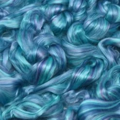 Designer Blend Bamboo Combed Top Roving For Spinning, Felting, And Weaving. Colorful, Exotic - Limited Edition. Glacier Bay -Michaels Stores 4611838799429763088 1