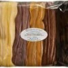 5oz Merino Silk Luxe Blends - Roving For Spinning, Felting, And Blending. Merino Wool + Glossy Mulberry Silk + Premium Tussah Silk. Pralines -Michaels Stores 4611894436299304288