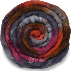Organic Falkland Wool, Artisan Combed Top Roving: Premium Hand Dyed Fiber Braid For Spinning, Felting, Weaving. 4oz Double Dip Mesa 19 Organic Falkland Wool, Artisan Combed Top Roving: Premium Hand Dyed Fiber Braid For Spinning, Felting, Weaving. 4oz Double Dip Mesa -Michaels Stores 4611959419871289952 1