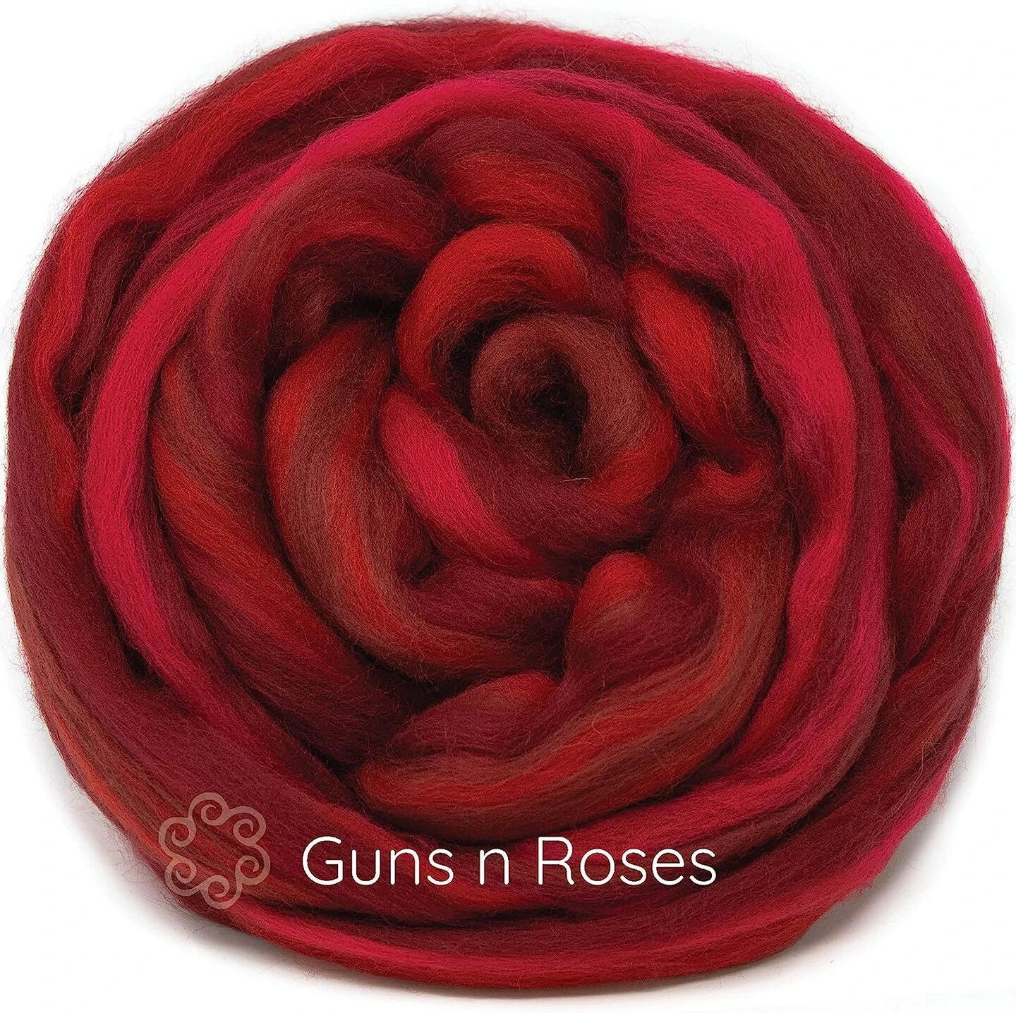 100% Merino Wool Roving. Soft Colorful Combed Top Roving For Felting, Spinning, Fiber Arts. Guns & Roses 3 100% Merino Wool Roving. Soft Colorful Combed Top Roving For Felting, Spinning, Fiber Arts. Guns & Roses