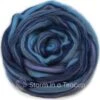 100% Merino Wool Roving. Soft Colorful Combed Top Roving For Felting, Spinning, Fiber Arts. Storm In A Teacup