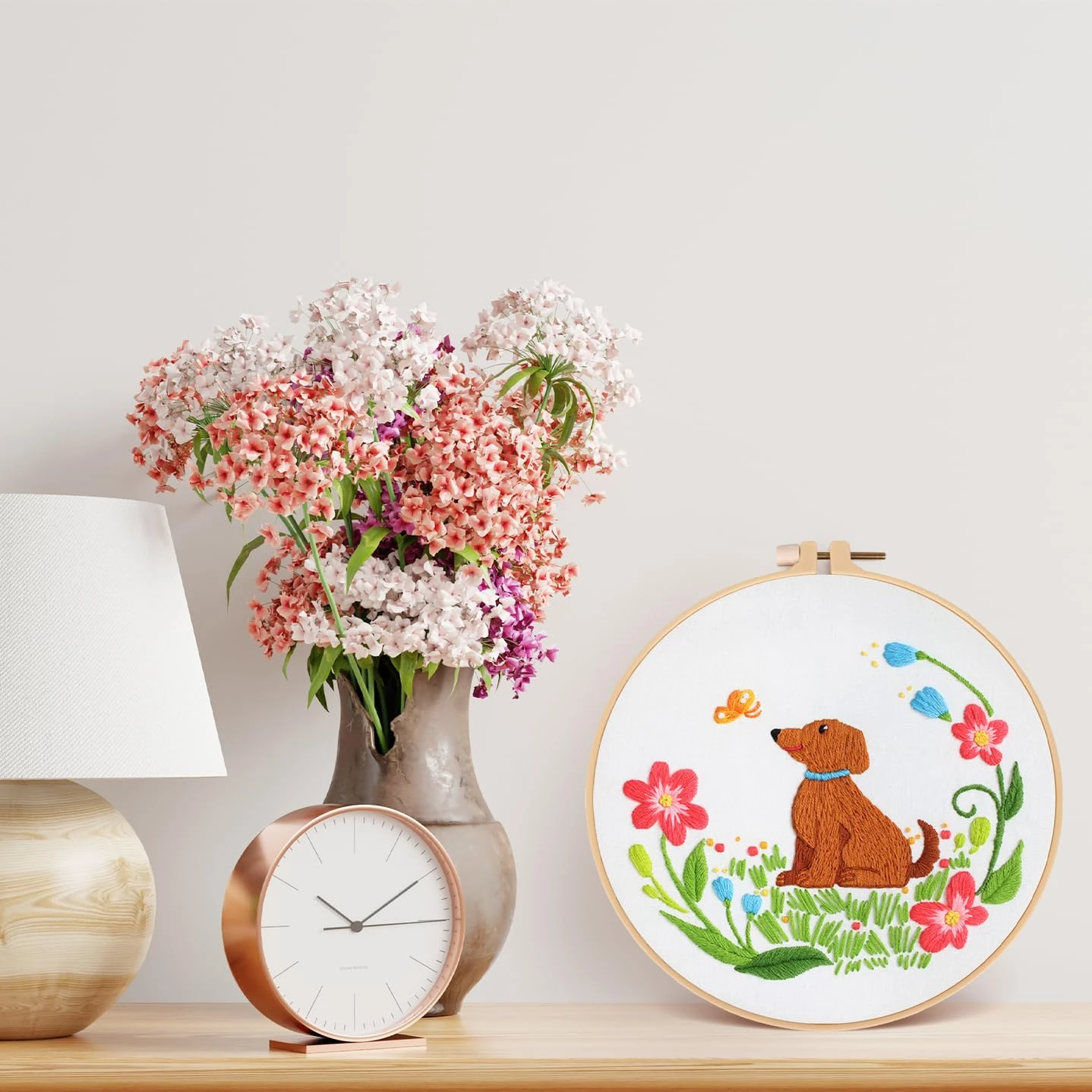 Louise Maelys Dog Embroidery Kits For Beginners With Floral Pattern,Cross Stitch Kit For Adults DIY Needlepoint With Embroidery Instructions 18 Louise Maelys Dog Embroidery Kits For Beginners With Floral Pattern,Cross Stitch Kit For Adults DIY Needlepoint With Embroidery Instructions - Image 16