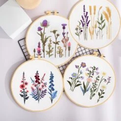 Maydear 4 Sets Embroidery Kit Punch Needle Kit,Embroidery Kit For Beginners Adults Cross Stitch Kits With Embroidery Hoop And Instructions, Hand Embroidery Starter Kit (Embroidery Kit Flowers) 23 Maydear 4 Sets Embroidery Kit Punch Needle Kit,Embroidery Kit For Beginners Adults Cross Stitch Kits With Embroidery Hoop And Instructions, Hand Embroidery Starter Kit (Embroidery Kit Flowers) -Michaels Stores 4611975285461907120