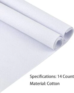 2 Pieces 14 Count Big Size White Aida Cross Stitch Fabric, Classic Reserve Aida Cloth 28 2 Pieces 14 Count Big Size White Aida Cross Stitch Fabric, Classic Reserve Aida Cloth -Michaels Stores 4612124612610656560 2