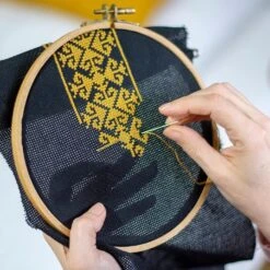 6 Pcs Cross Stitch Aida Cloth Embroidery Cloth Cross-Stitch Fabric 14 Count Black Aida Easy To Use Embroidery Patterns Pictures 12 By 18-Inch 21 6 Pcs Cross Stitch Aida Cloth Embroidery Cloth Cross-Stitch Fabric 14 Count Black Aida Easy To Use Embroidery Patterns Pictures 12 By 18-Inch -Michaels Stores 4612124613795547440