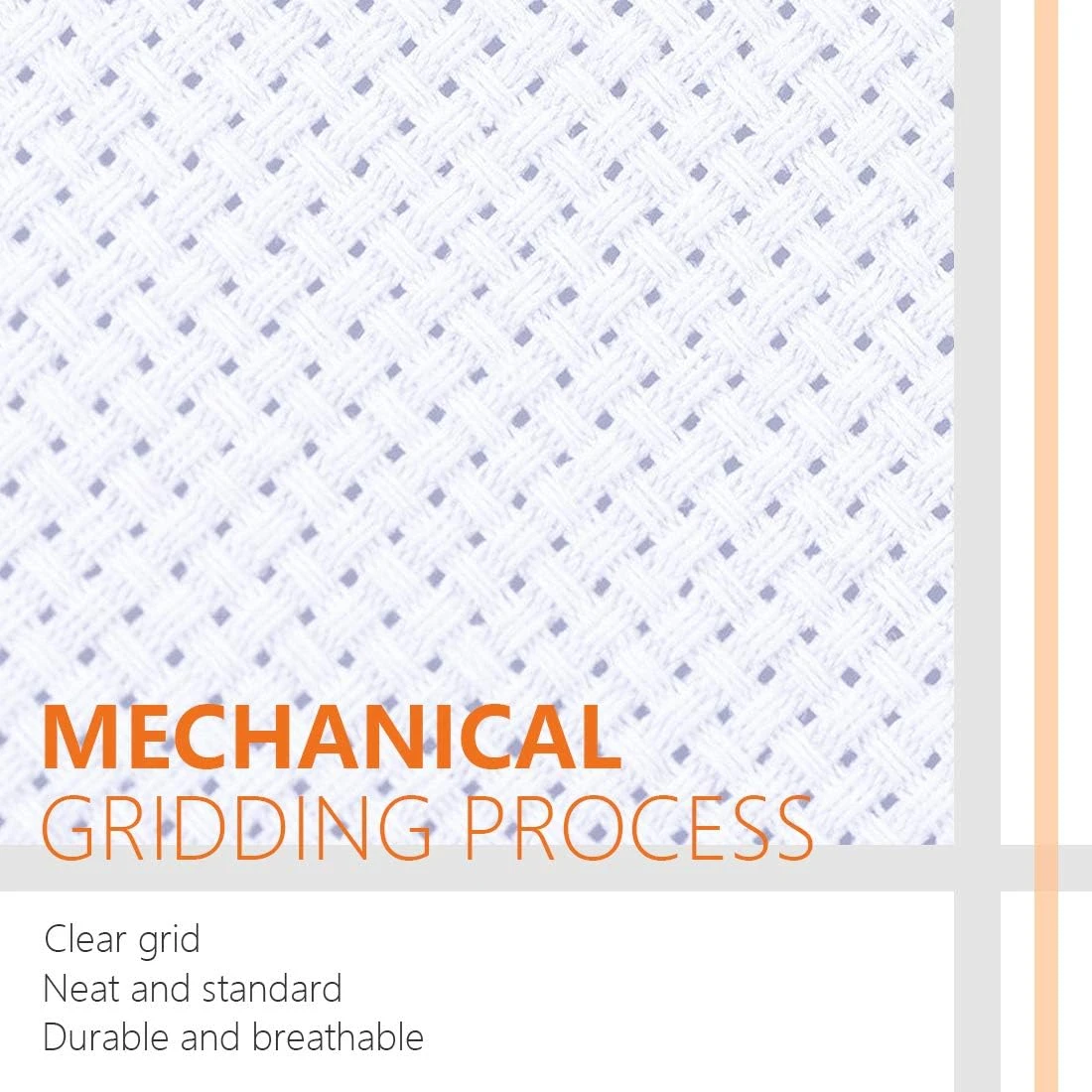 Classic Reserve Aida Cross Stitch Fabric, 14 Count White Cotton Cloth For Embroidery (59 X 39 Inch) 10 Classic Reserve Aida Cross Stitch Fabric, 14 Count White Cotton Cloth For Embroidery (59 X 39 Inch) - Image 8