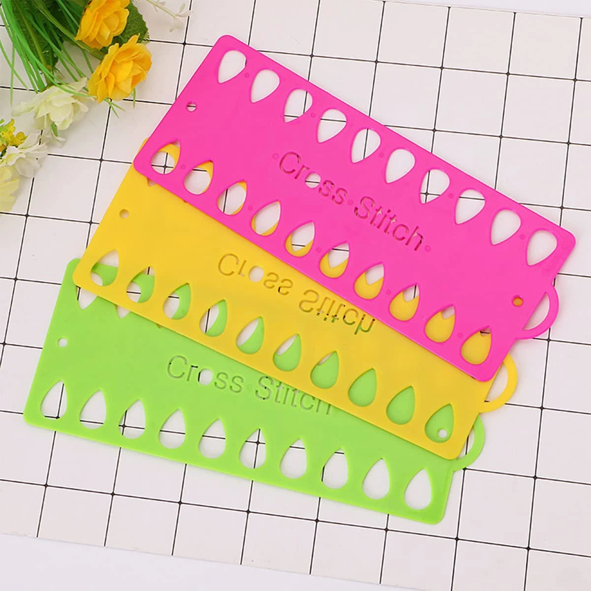 12 Pack Embroidery Floss Organizer,Cross Stitch Supplies Needlework Thread Holder Storage Tool 20 Positions Sewing Tools For Thread Craft DIY Sewing Storage (Mixcolor) 12 12 Pack Embroidery Floss Organizer,Cross Stitch Supplies Needlework Thread Holder Storage Tool 20 Positions Sewing Tools For Thread Craft DIY Sewing Storage (Mixcolor) - Image 10