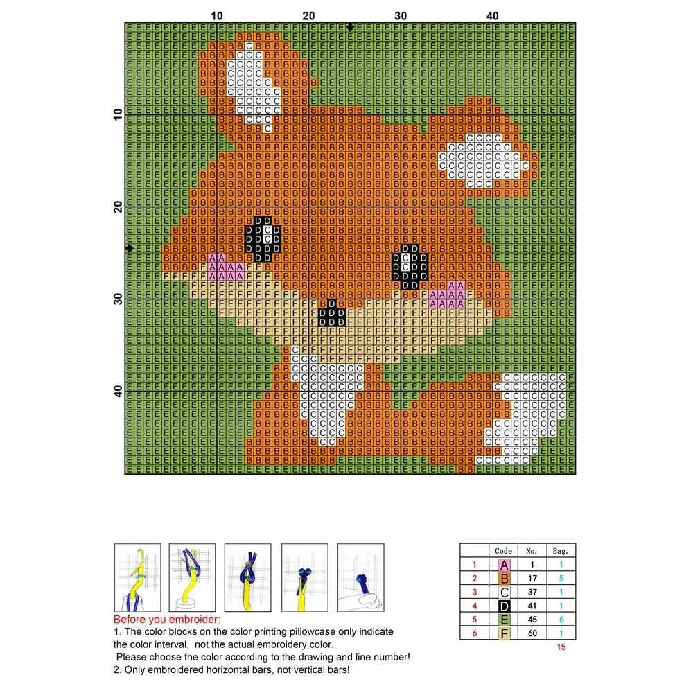 Latch Hook Kits Rug Fox Crochet Yarn Cushion Colour Pre-Printed Canvas Cover Rug Needlework DIY Hook And Latch Kit Christmas Home Decoration 30x30cm/12 X12inch 14 Latch Hook Kits Rug Fox Crochet Yarn Cushion Colour Pre-Printed Canvas Cover Rug Needlework DIY Hook And Latch Kit Christmas Home Decoration 30x30cm/12 X12inch - Image 12