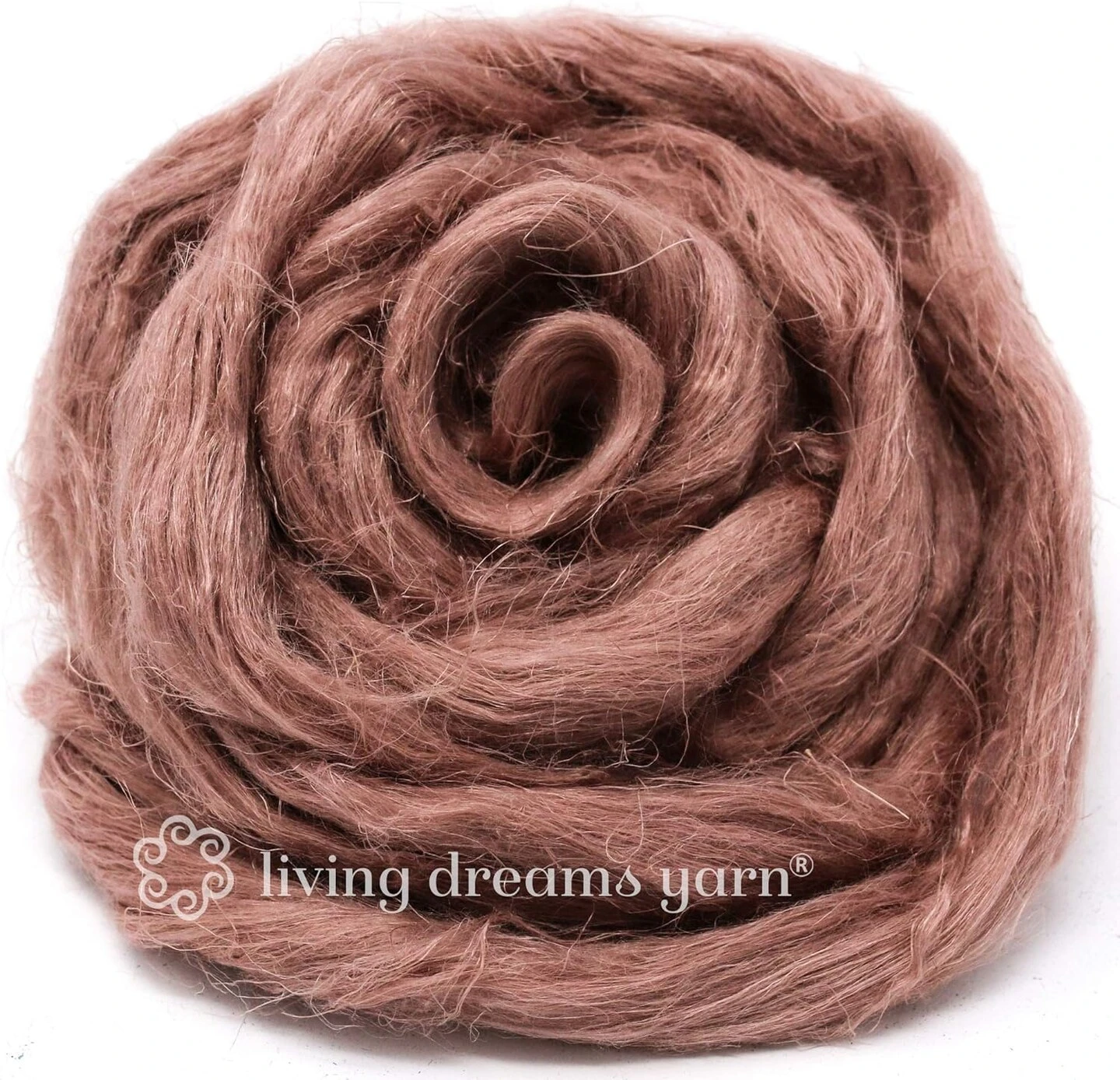 Hemp - Beautifully Dyed Vivid Colors, Combed Top Roving For Spinning, Blending, Felting, Weaving. Blush 8 Hemp - Beautifully Dyed Vivid Colors, Combed Top Roving For Spinning, Blending, Felting, Weaving. Blush - Image 6