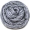 Silk Merino Blended Roving. Soft Combed Top Fiber For Spinning, Felting, & Fiber Arts. Silver Lining 1 Silk Merino Blended Roving. Soft Combed Top Fiber For Spinning, Felting, & Fiber Arts. Silver Lining -Michaels Stores 4612245408442770336