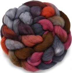 Organic Falkland Wool, Artisan Combed Top Roving: Premium Hand Dyed Fiber Braid For Spinning, Felting, Weaving. 4oz Double Dip Mesa 18 Organic Falkland Wool, Artisan Combed Top Roving: Premium Hand Dyed Fiber Braid For Spinning, Felting, Weaving. 4oz Double Dip Mesa -Michaels Stores 465591029850720 1