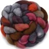 Organic Falkland Wool, Artisan Combed Top Roving: Premium Hand Dyed Fiber Braid For Spinning, Felting, Weaving. 4oz Double Dip Mesa -Michaels Stores 465591029850720
