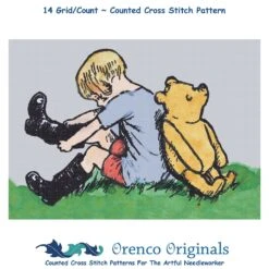 Pooh Bear And Christopher Robin Counted Cross Stitch Pattern 26 Pooh Bear And Christopher Robin Counted Cross Stitch Pattern -Michaels Stores 472544009496800 1