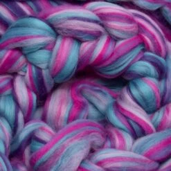 Colorful Designer Merino Wool Combed Top Roving For Spinning And Felting. Limited Edition. Alicorn Dream -Michaels Stores 472673052262416