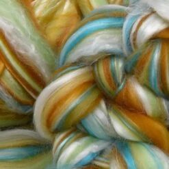 Designer Blend Merino, Pineapple Fiber, And Mulberry Silk Combed Top Roving. Fancy, Colorful, Exotic - Limited Edition. Coastline 28 Designer Blend Merino, Pineapple Fiber, And Mulberry Silk Combed Top Roving. Fancy, Colorful, Exotic - Limited Edition. Coastline -Michaels Stores 472673656242192 2