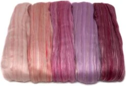 5oz Merino Silk Luxe Blends - Roving For Spinning, Felting, And Blending. Merino Wool + Glossy Mulberry Silk + Premium Tussah Silk. Blushing Rose 20 5oz Merino Silk Luxe Blends - Roving For Spinning, Felting, And Blending. Merino Wool + Glossy Mulberry Silk + Premium Tussah Silk. Blushing Rose -Michaels Stores 478555477142880 1