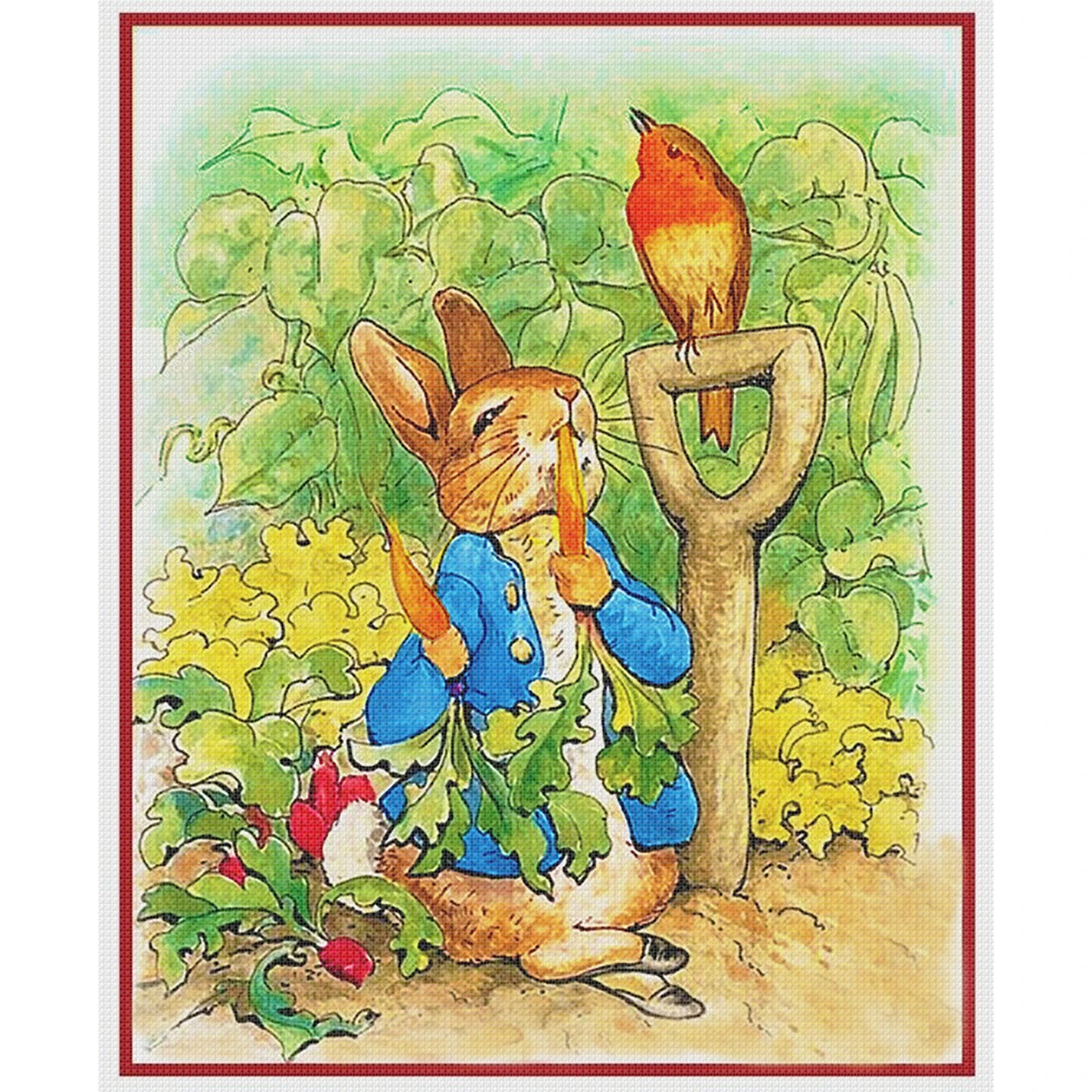 Peter Rabbit Digs In Garden Inspired By Beatrix Potter Counted Cross Stitch Pattern 14 Peter Rabbit Digs In Garden Inspired By Beatrix Potter Counted Cross Stitch Pattern - Image 12