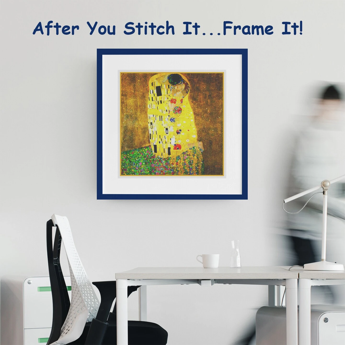 Art Nouveau Artist Gustav Klimt The KISS Counted Cross Stitch Pattern 11 Art Nouveau Artist Gustav Klimt The KISS Counted Cross Stitch Pattern - Image 9