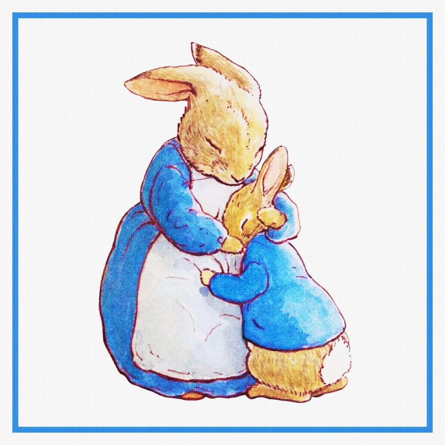 Mama Bunny Hugs Peter Rabbit Inspired By Beatrix Potter Counted Cross Stitch Pattern 9 Mama Bunny Hugs Peter Rabbit Inspired By Beatrix Potter Counted Cross Stitch Pattern - Image 7