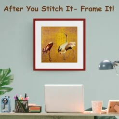 Wild Cranes By Japanese Artist Maruyama Okyo Counted Cross Stitch Pattern 24 Wild Cranes By Japanese Artist Maruyama Okyo Counted Cross Stitch Pattern -Michaels Stores 4797763627115 1