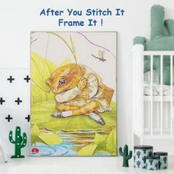 Jeremy Fisher Frog Inspired By Beatrix Potter Counted Cross Stitch Pattern 24 Jeremy Fisher Frog Inspired By Beatrix Potter Counted Cross Stitch Pattern -Michaels Stores 4797772148779 1