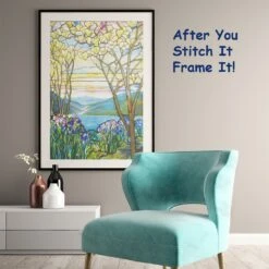 Iris Flowers And Magnolia Trees Inspired By Louis Comfort Tiffany Counted Cross Stitch Pattern 29 Iris Flowers And Magnolia Trees Inspired By Louis Comfort Tiffany Counted Cross Stitch Pattern -Michaels Stores 4797774340139 2