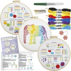 Embroidery Kit For Beginners Cross Stitch Kits For Beginners Needlepoint Kits For Adults Embroidery Kits For Adults Cross Stitch Kit Beginner Embroidery Kit For Adults Heart Stitch Dictionary
