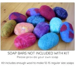 SOAP FELTING KIT: Make Your Own Felted Soap. Diy Kit Includes Multiple Colors Of Wool & Written Instructions. Easy Craft For Kids, Beginners 24 SOAP FELTING KIT: Make Your Own Felted Soap. Diy Kit Includes Multiple Colors Of Wool & Written Instructions. Easy Craft For Kids, Beginners -Michaels Stores 487304067532192