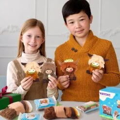 Highland Cow Needle Felting Kit - Set Of 3 Different Highland Cow Doll Wool Felt Needle Felting Tools Foam Pad, DIY Home Decoration Needle Felting Craft Party Supplies For Beginners -Michaels Stores 489736303302704